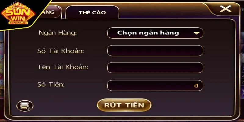 Lưu ý quan trọng khi giao dịch rút tiền 